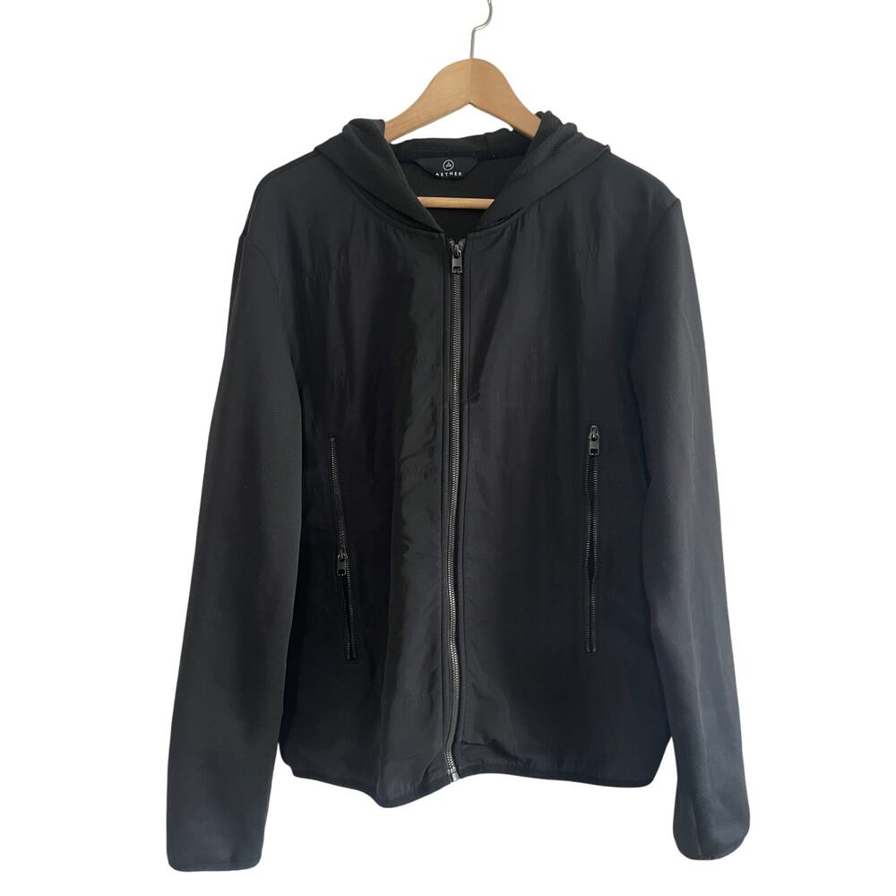 Aether Morgan technical hoodie black size med